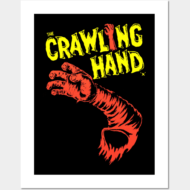 The crawling hand Wall Art by GuitarManArts